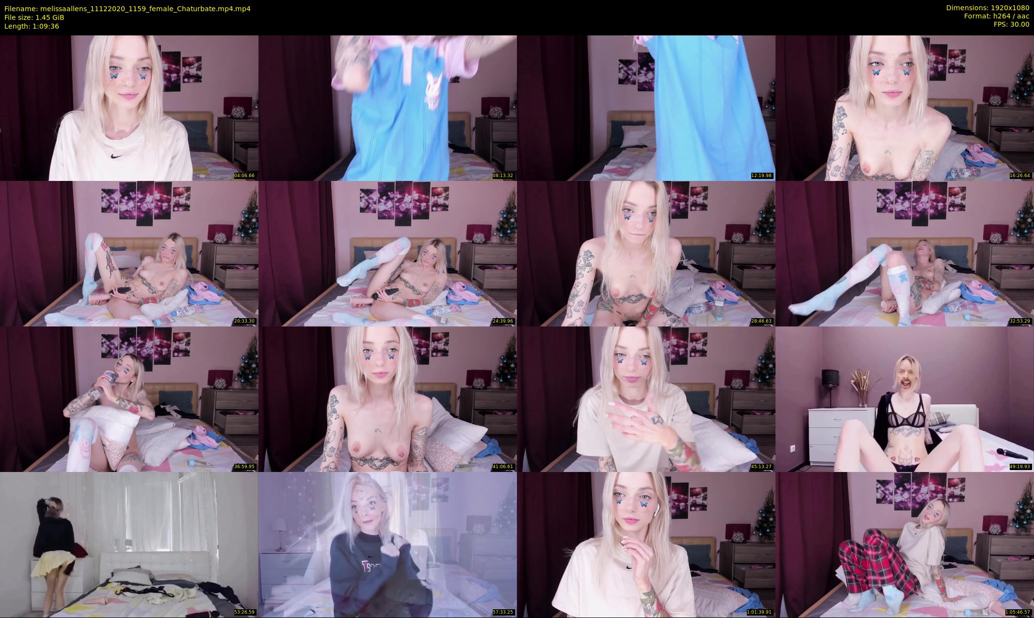 melissaallens — 70 minute Chaturbate female cam show recording, 1080p, Dec 11, 2020