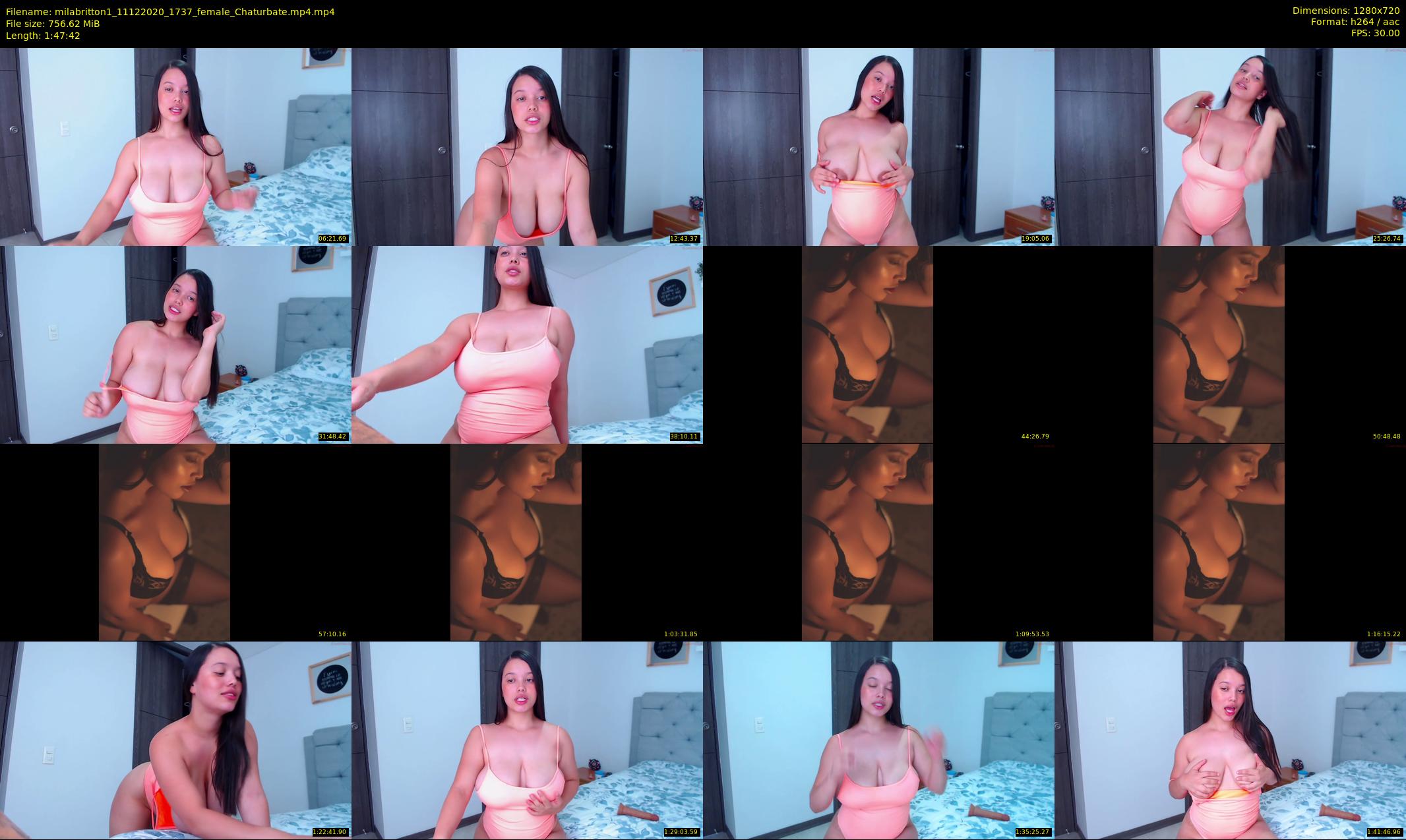 milabritton1 — 108 minute Chaturbate female cam show recording, 720p, Dec 11, 2020