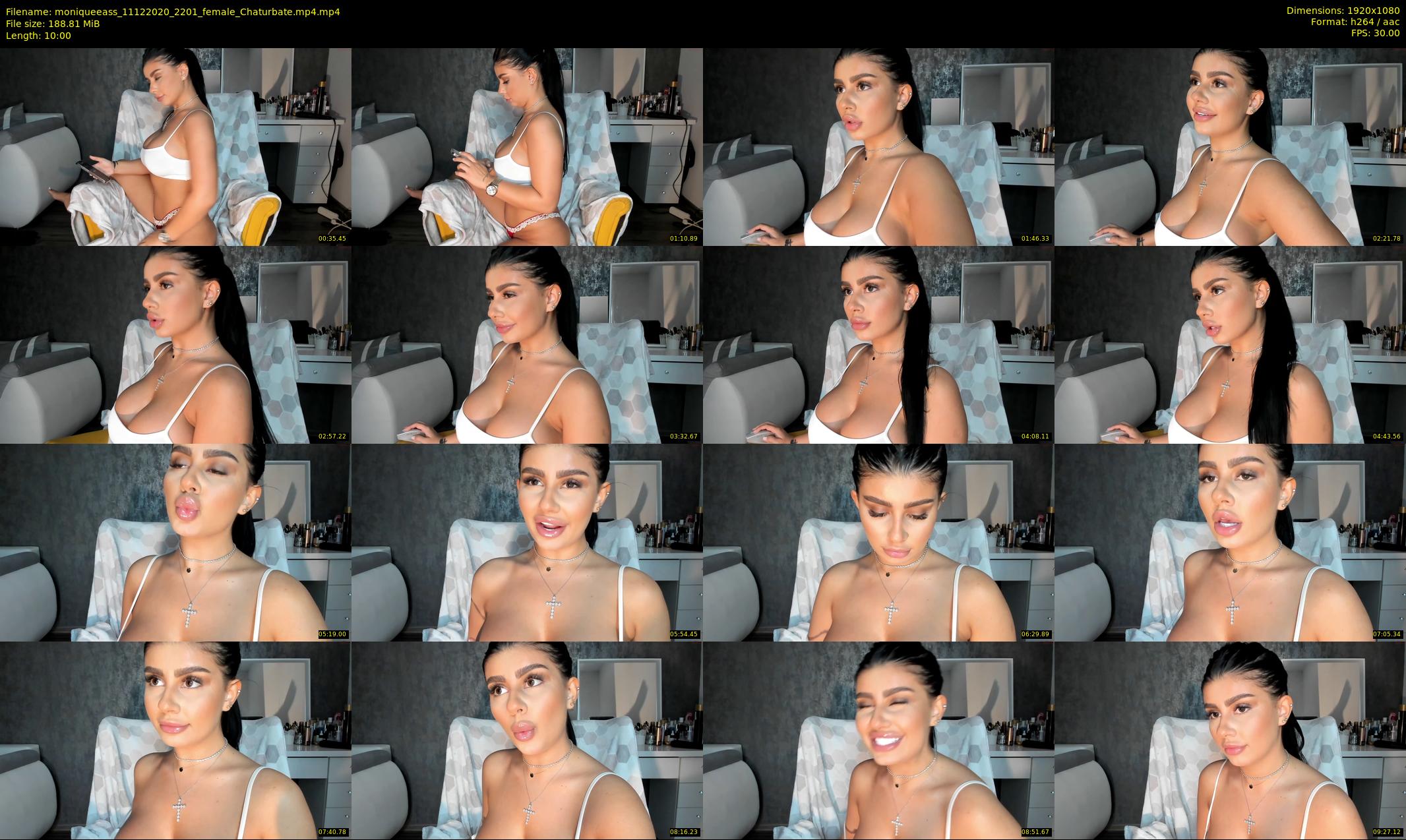 moniqueeass — 10 minute Chaturbate female cam show recording, 1080p, Dec 11, 2020