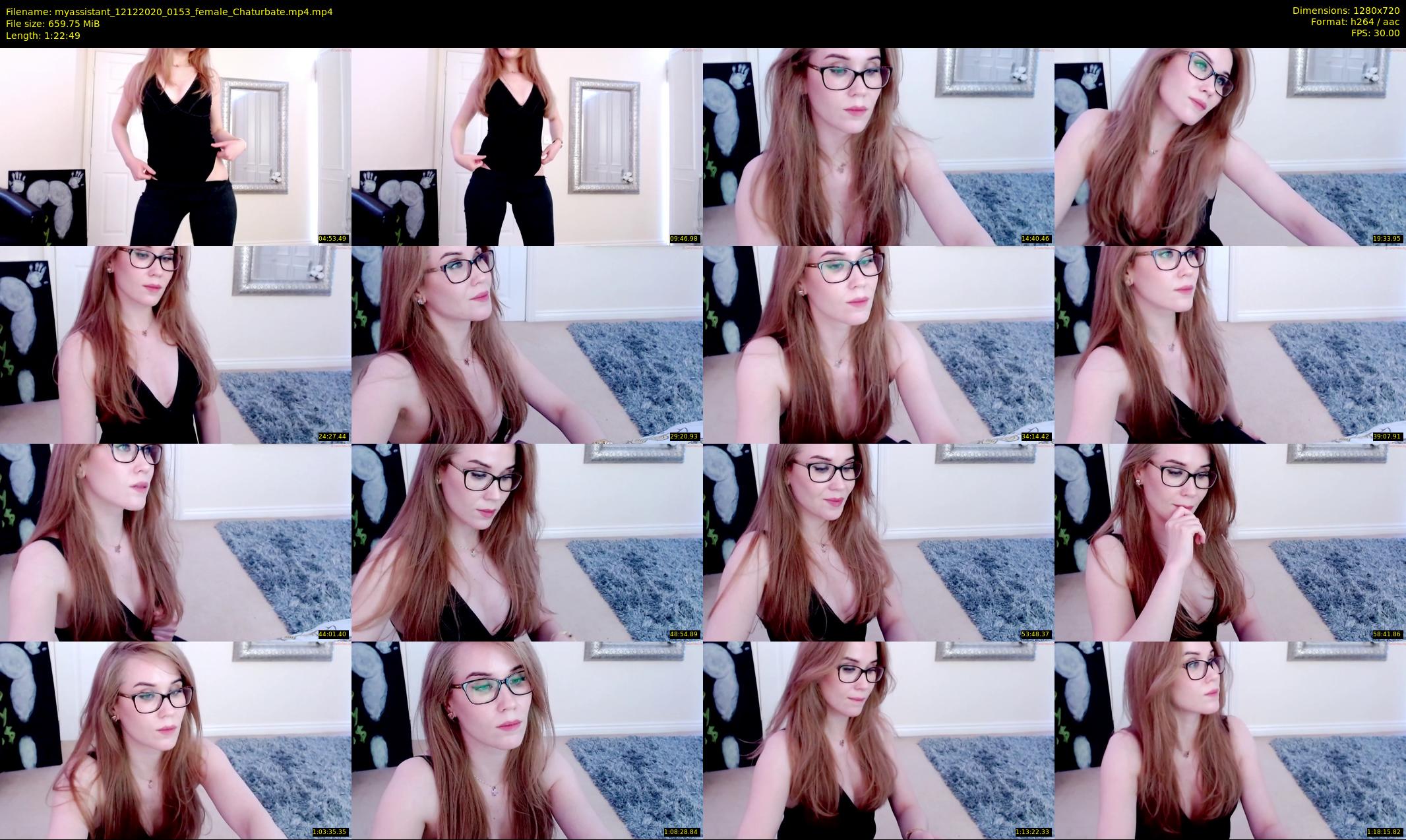 myassistant — 83 minute Chaturbate female cam show recording, 720p, Dec 12, 2020