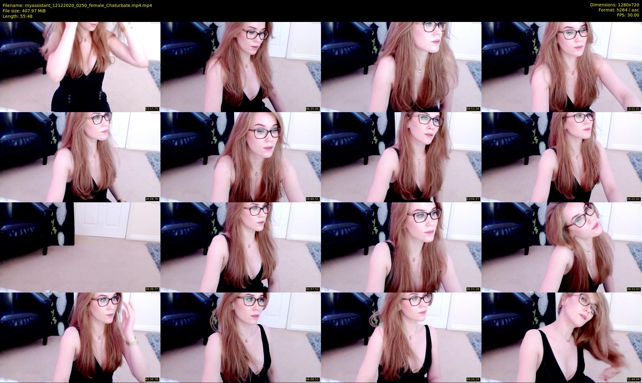 myassistant — 56 minute Chaturbate female cam show recording, 720p, Dec 12, 2020