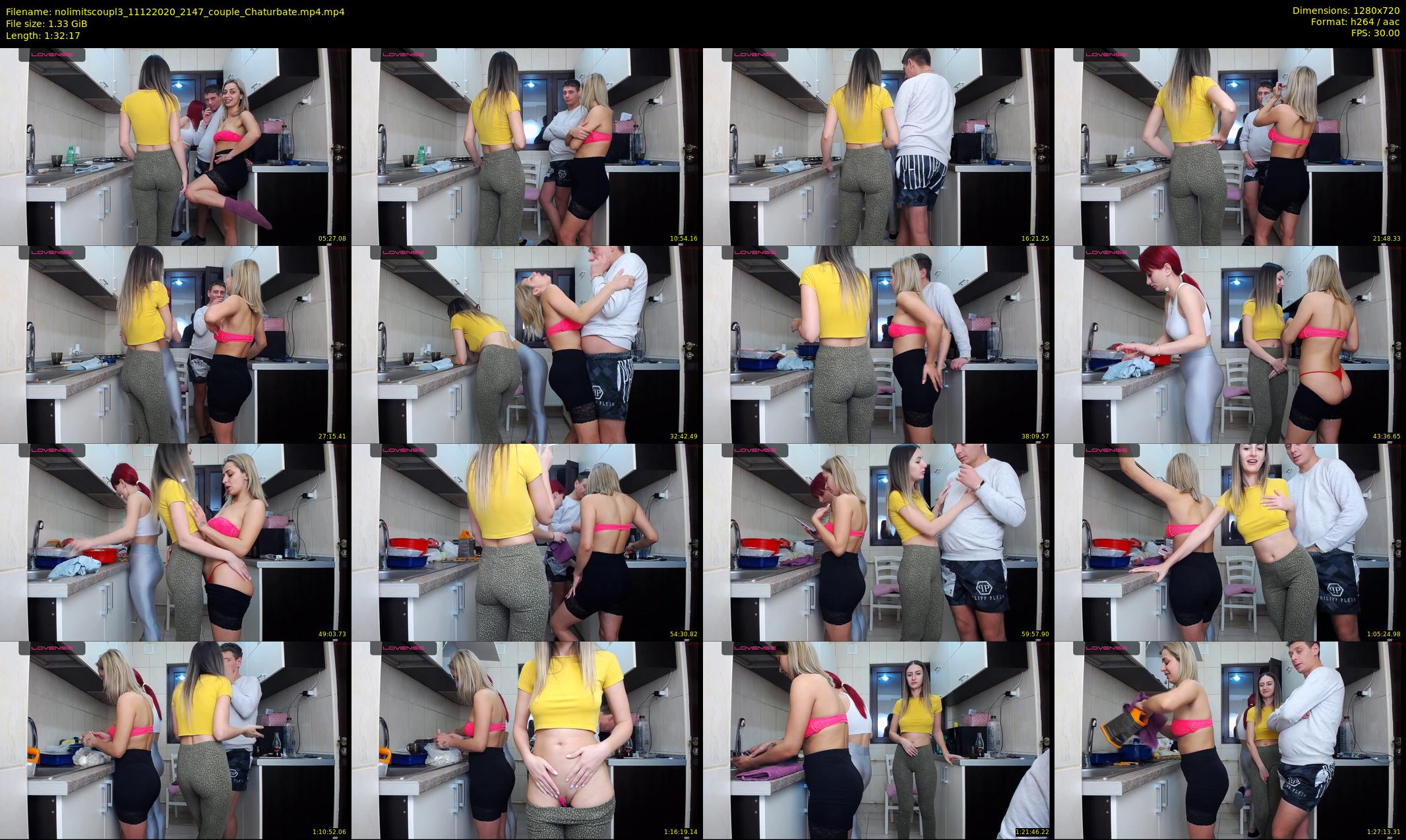 nolimitscoupl3 — 93 minute Chaturbate couple cam show recording, 720p, Dec 11, 2020