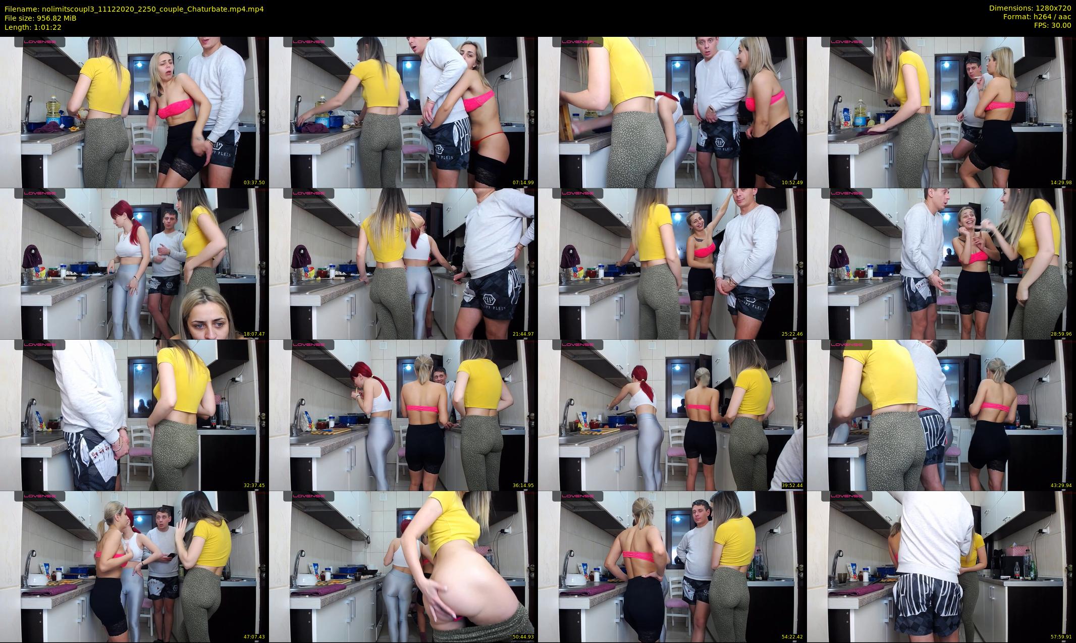 nolimitscoupl3 — 62 minute Chaturbate couple cam show recording, 720p, Dec 11, 2020