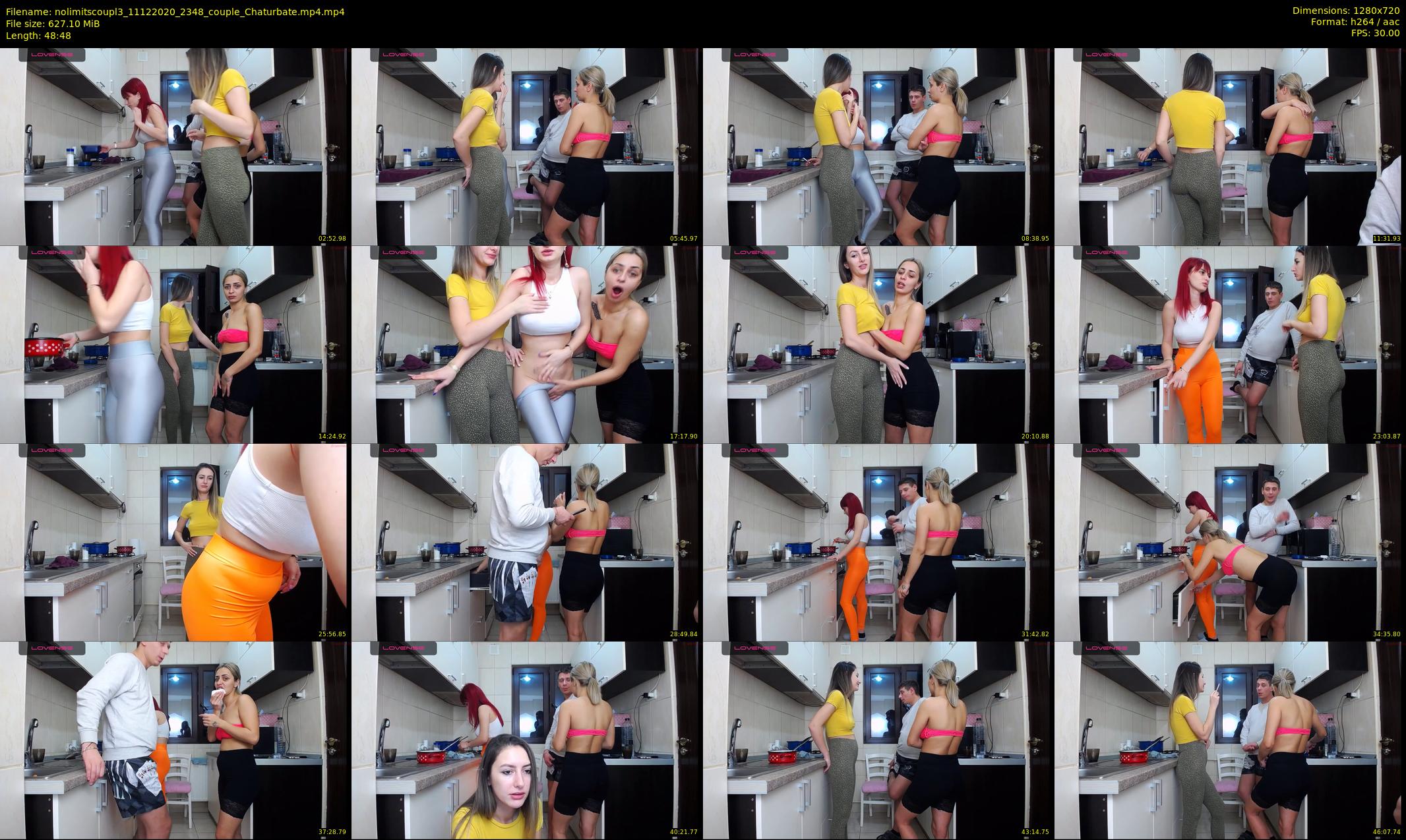 nolimitscoupl3 — 49 minute Chaturbate couple cam show recording, 720p, Dec 11, 2020