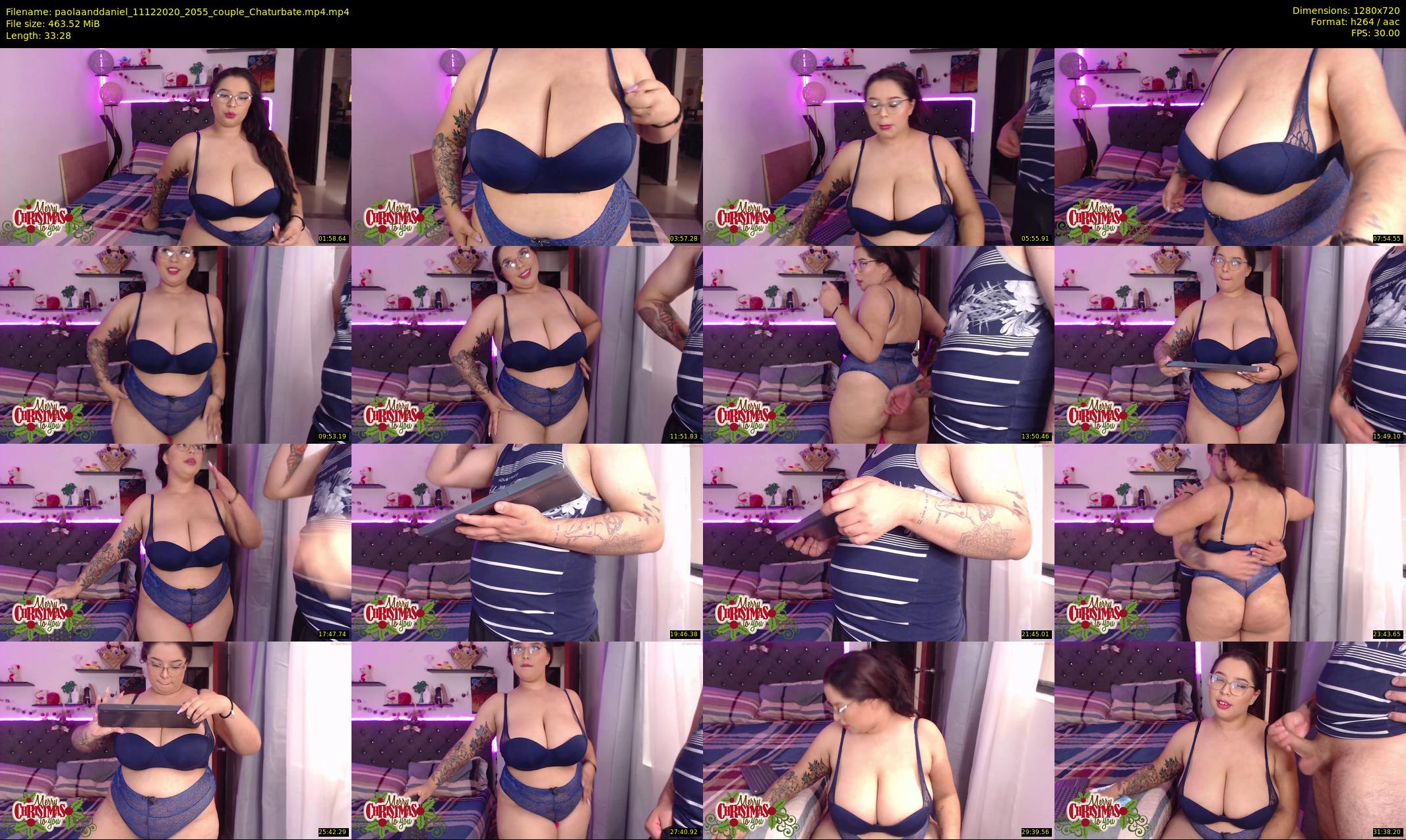 paolaanddaniel — 34 minute Chaturbate couple cam show recording, 720p, Dec 11, 2020