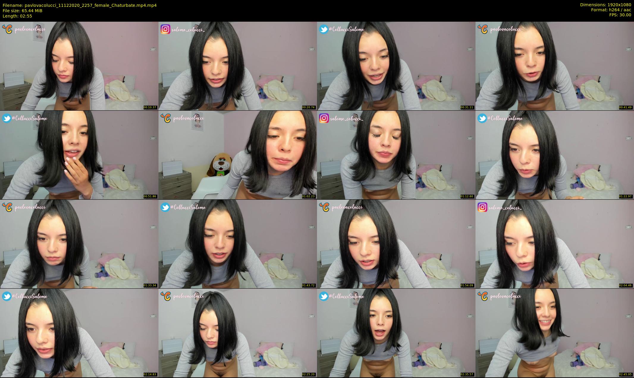 pavlovacolucci — 3 minute Chaturbate female cam show recording, 1080p, Dec 11, 2020