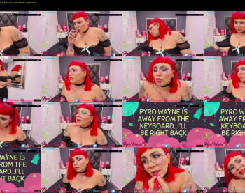 pyrowayne — 59 minute Chaturbate female cam show recording, 720p, Dec 12, 2020