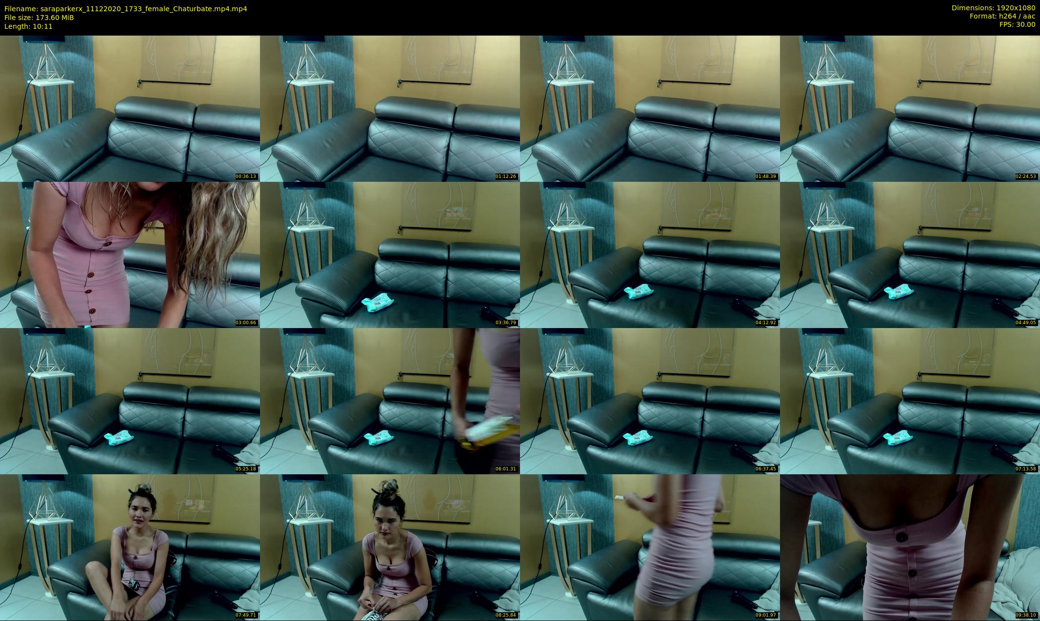 saraparkerx — 11 minute Chaturbate female cam show recording, 1080p, Dec 11, 2020