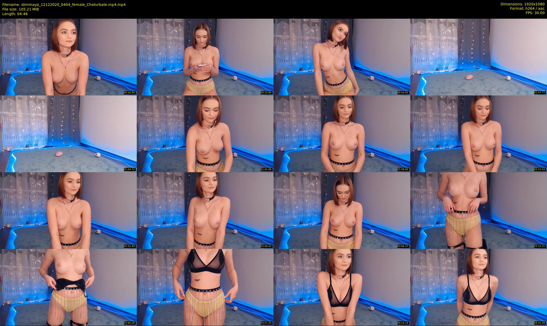 slimmaya — 5 minute Chaturbate female cam show recording, 1080p, Dec 12, 2020