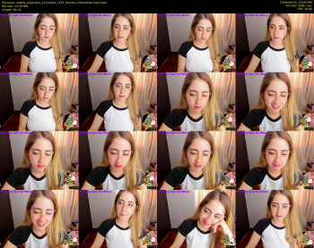 sophia_alejandra — 5 minute Chaturbate female cam show recording, 720p, Dec 11, 2020