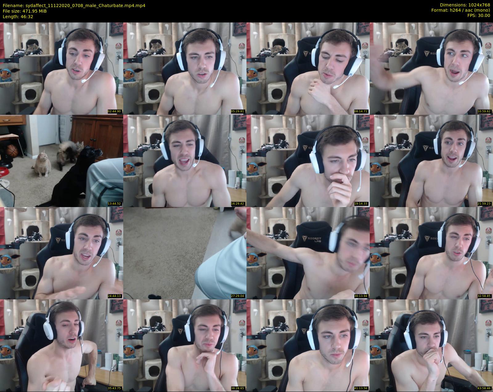 sydaffect — 47 minute Chaturbate male cam show recording, 720p, Dec 11, 2020