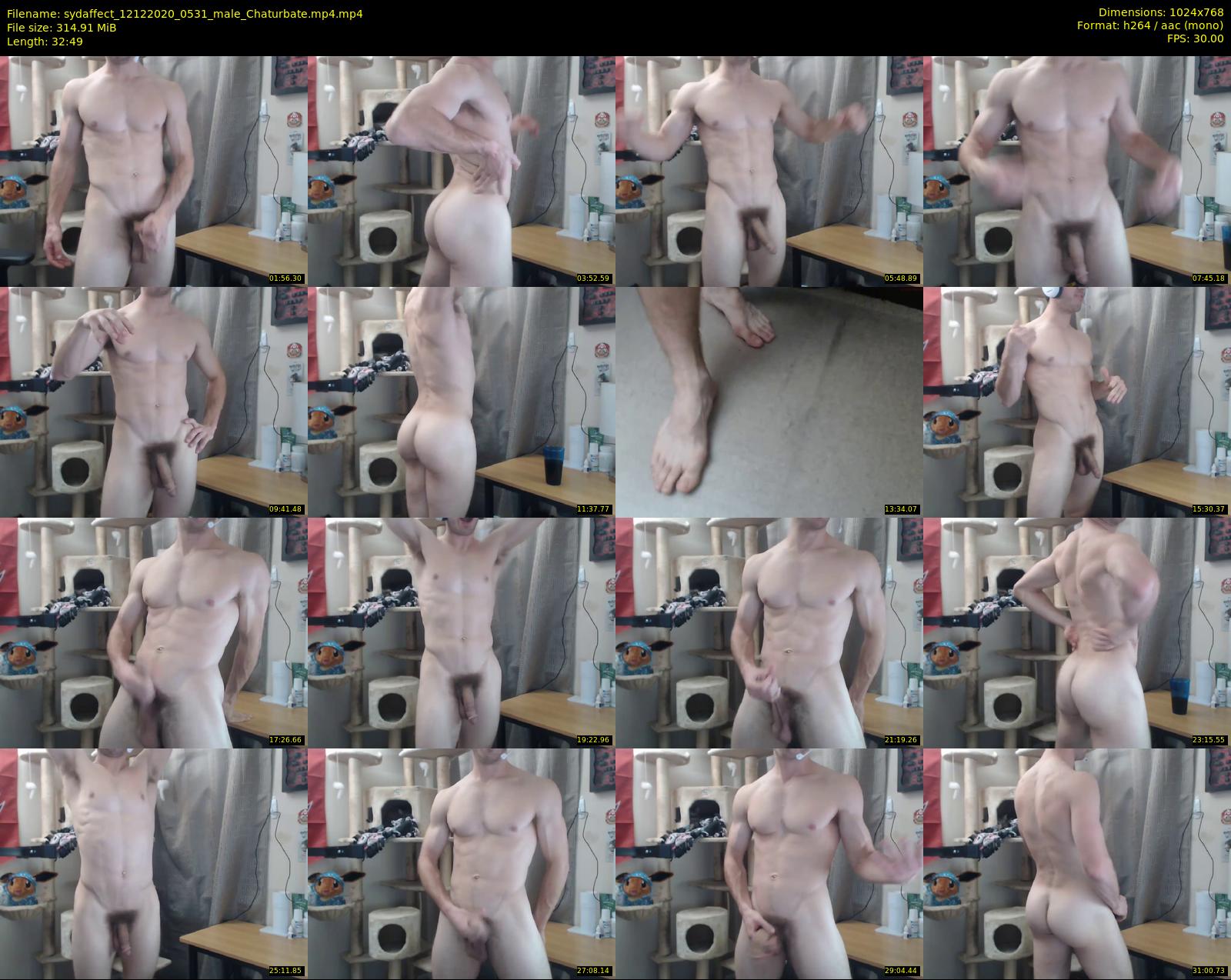 sydaffect — 33 minute Chaturbate male cam show recording, 720p, Dec 12, 2020