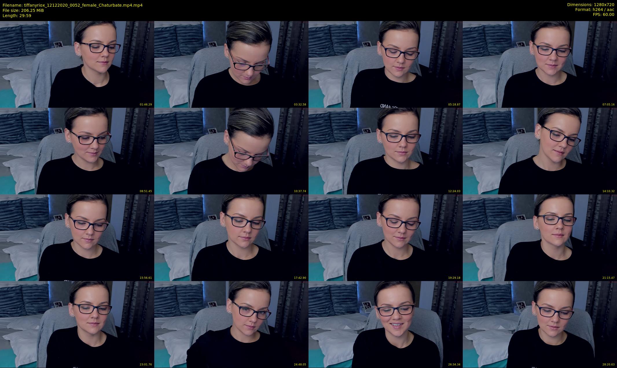 tiffanyriox — 30 minute Chaturbate female cam show recording, 720p, Dec 12, 2020