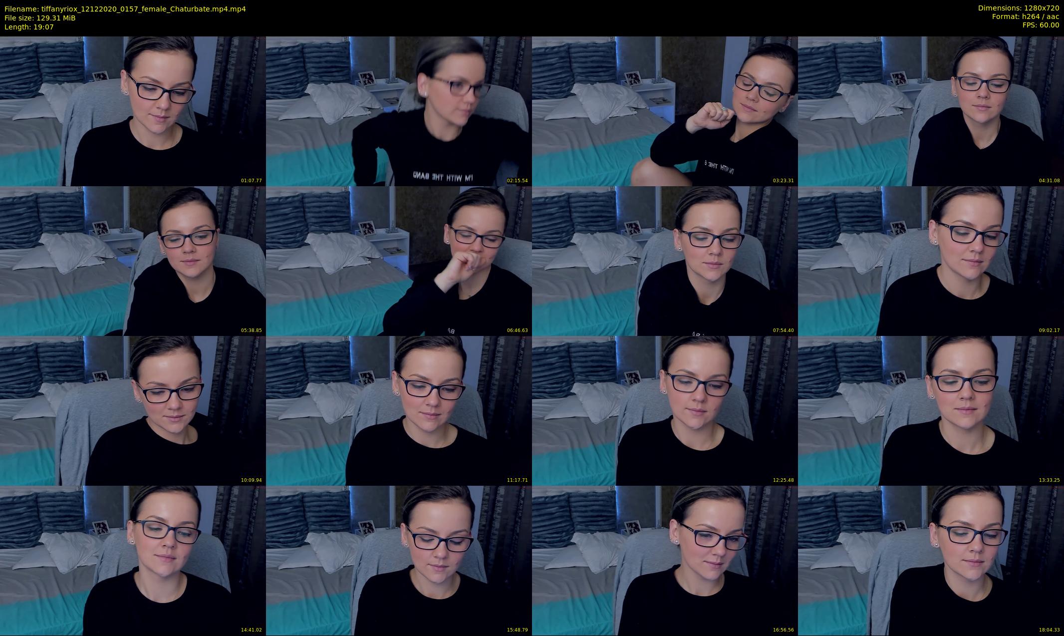 tiffanyriox — 20 minute Chaturbate female cam show recording, 720p, Dec 12, 2020