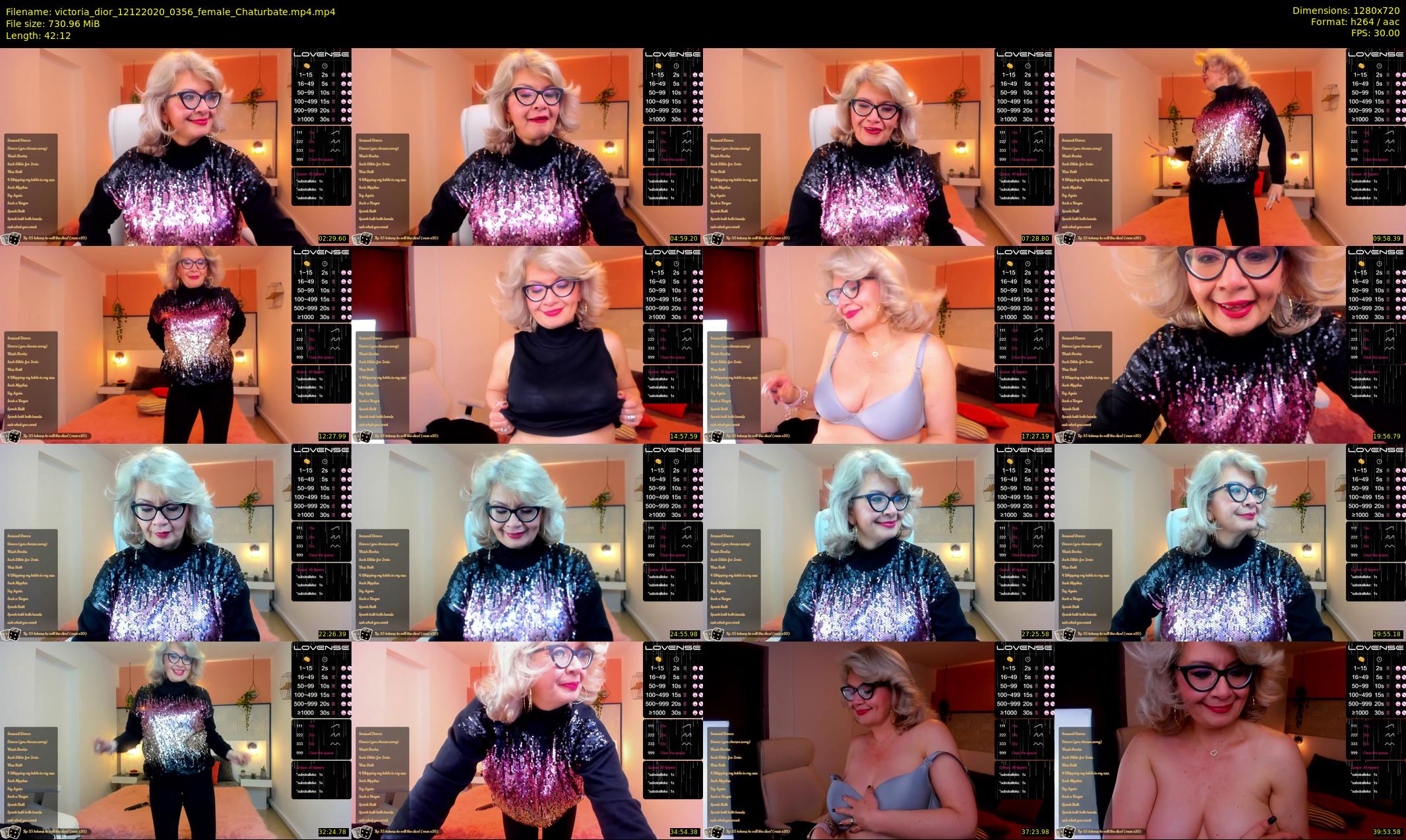victoria_dior — 43 minute Chaturbate female cam show recording, 720p, Dec 12, 2020