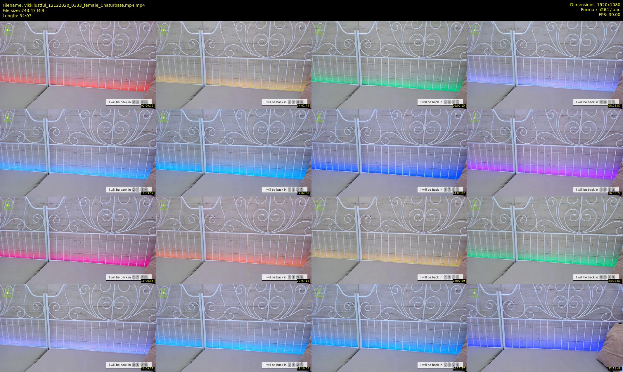 vikkilustful — 35 minute Chaturbate female cam show recording, 1080p, Dec 12, 2020