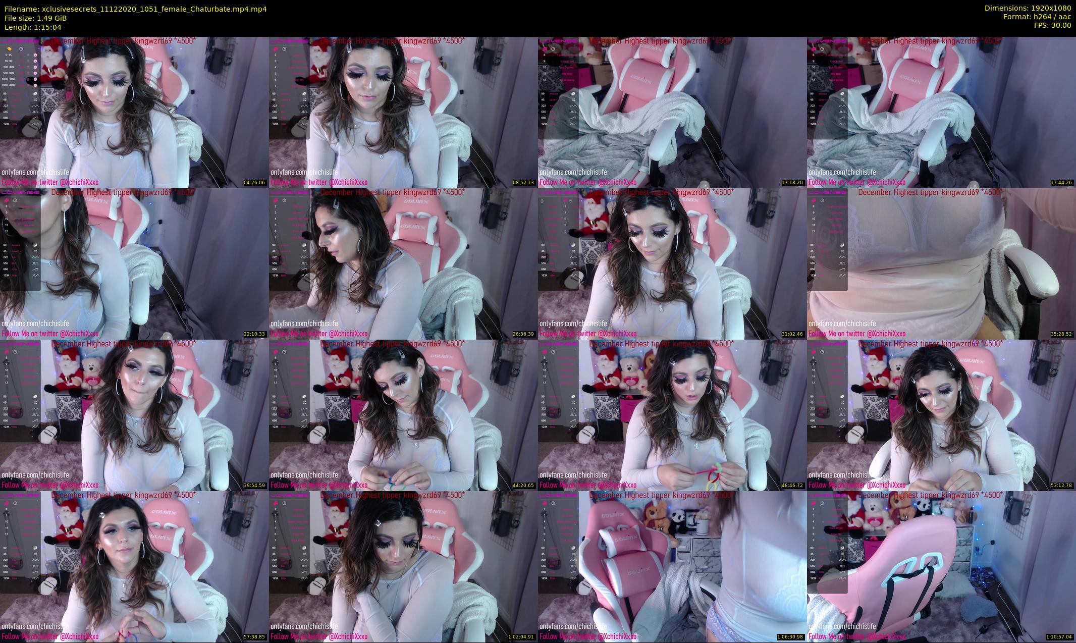 xclusivesecrets — 76 minute Chaturbate female cam show recording, 1080p, Dec 11, 2020