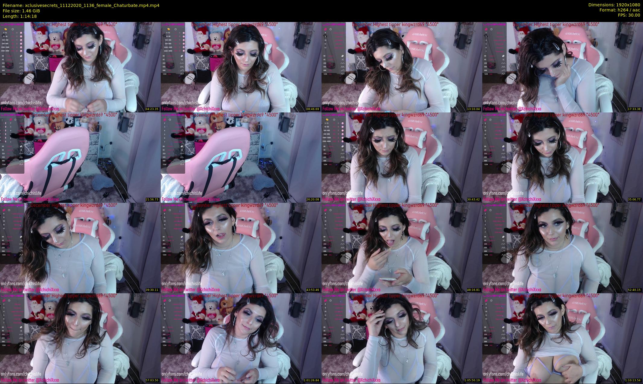 xclusivesecrets — 75 minute Chaturbate female cam show recording, 1080p, Dec 11, 2020