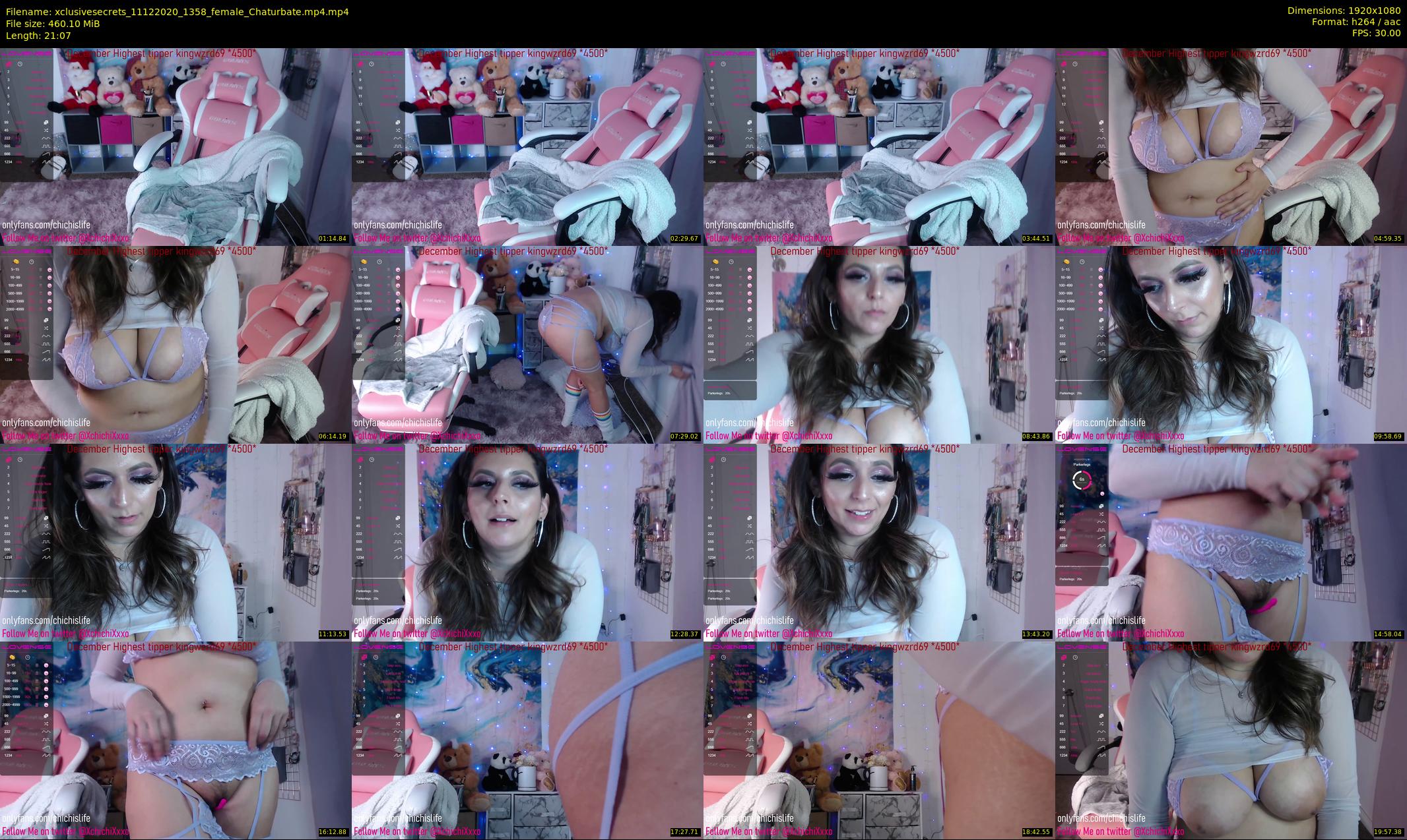 xclusivesecrets — 22 minute Chaturbate female cam show recording, 1080p, Dec 11, 2020