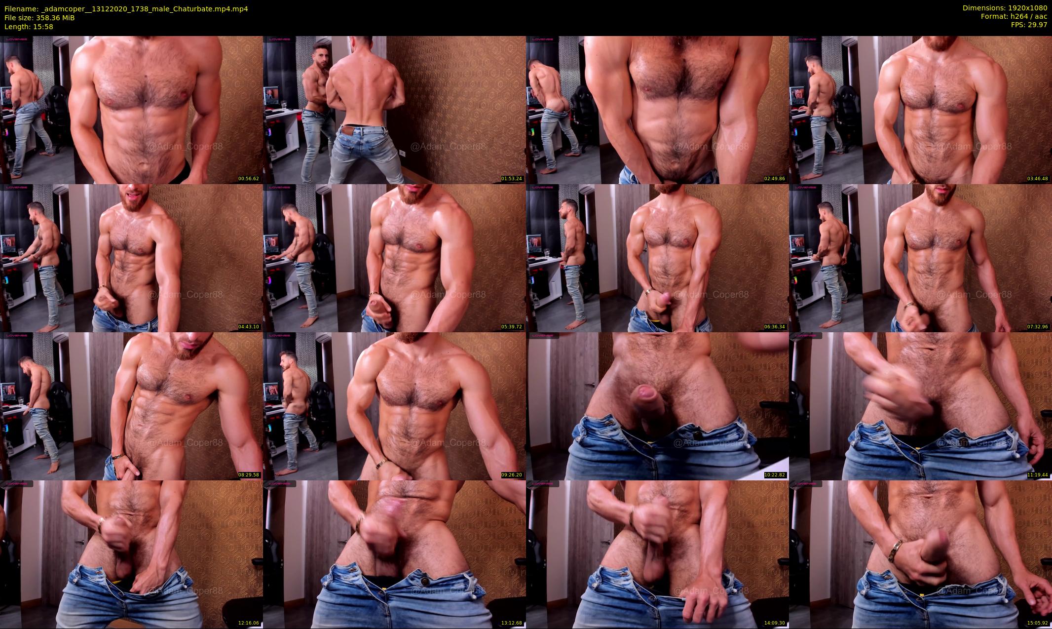 _adamcoper_ — 16 minute Chaturbate male cam show recording, 1080p, Dec 13, 2020