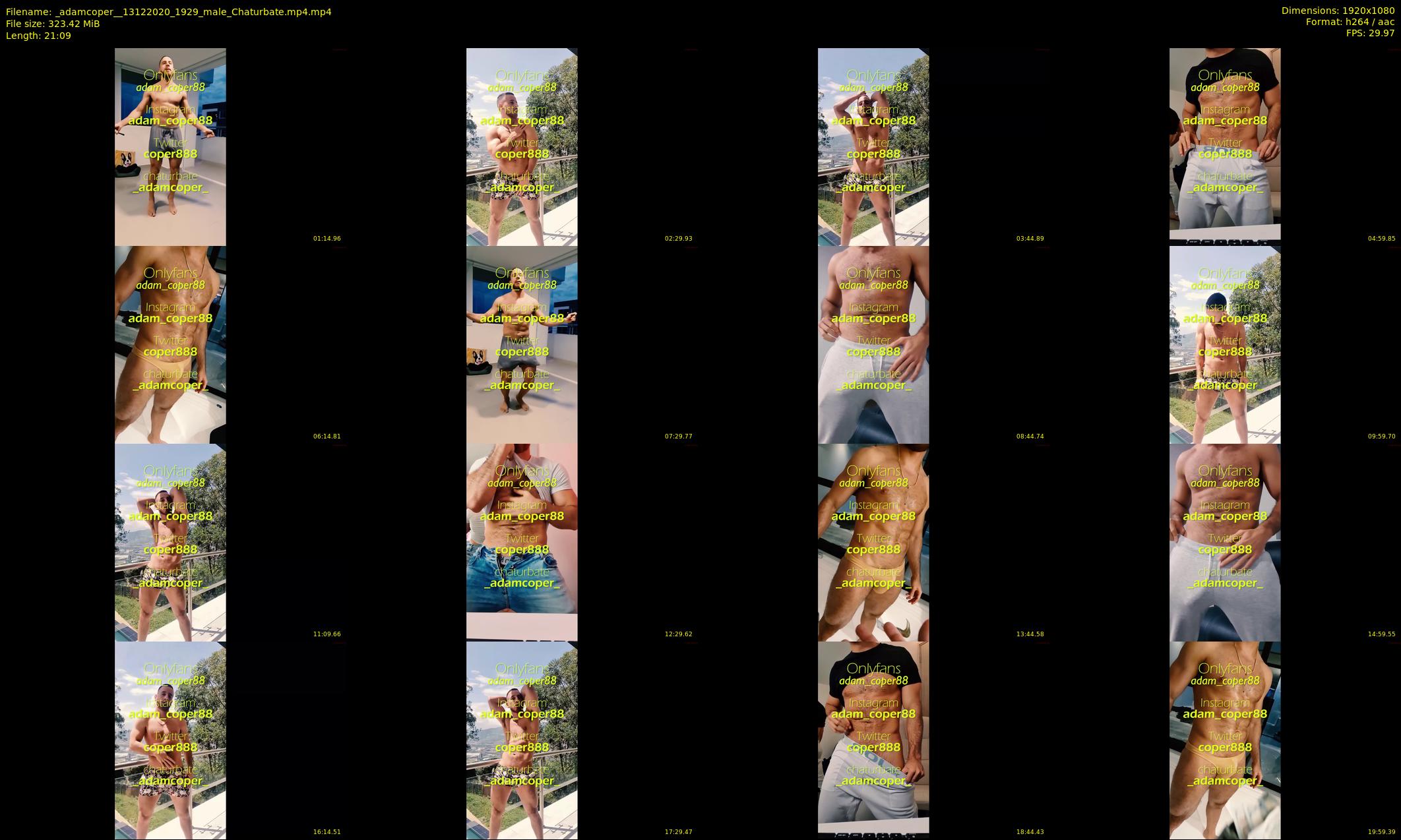 _adamcoper_ — 22 minute Chaturbate male cam show recording, 1080p, Dec 13, 2020