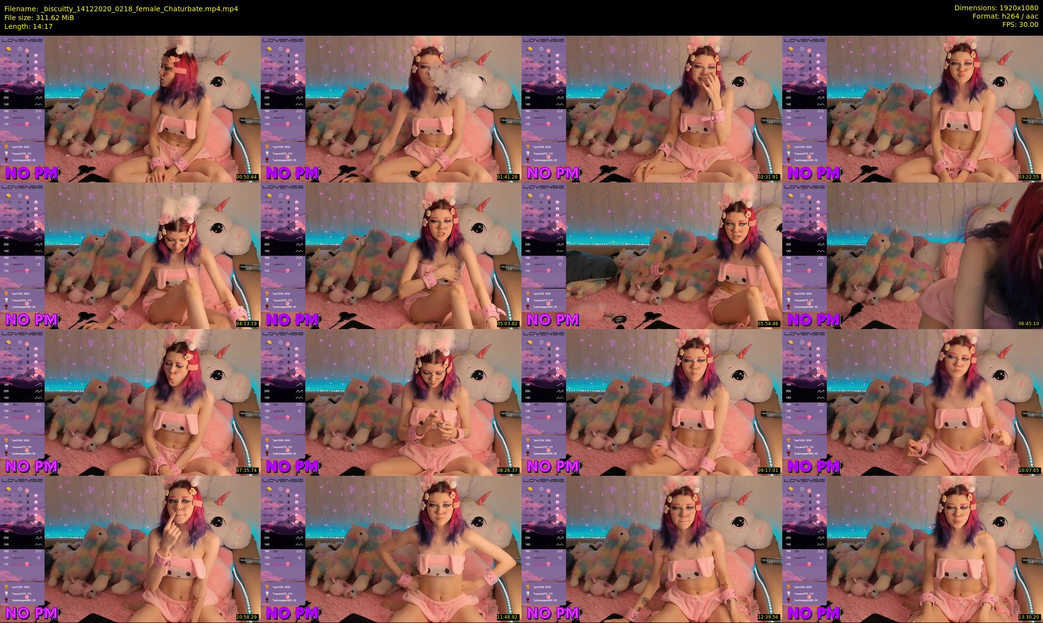 _biscuitty — 15 minute Chaturbate female cam show recording, 1080p, Dec 14, 2020
