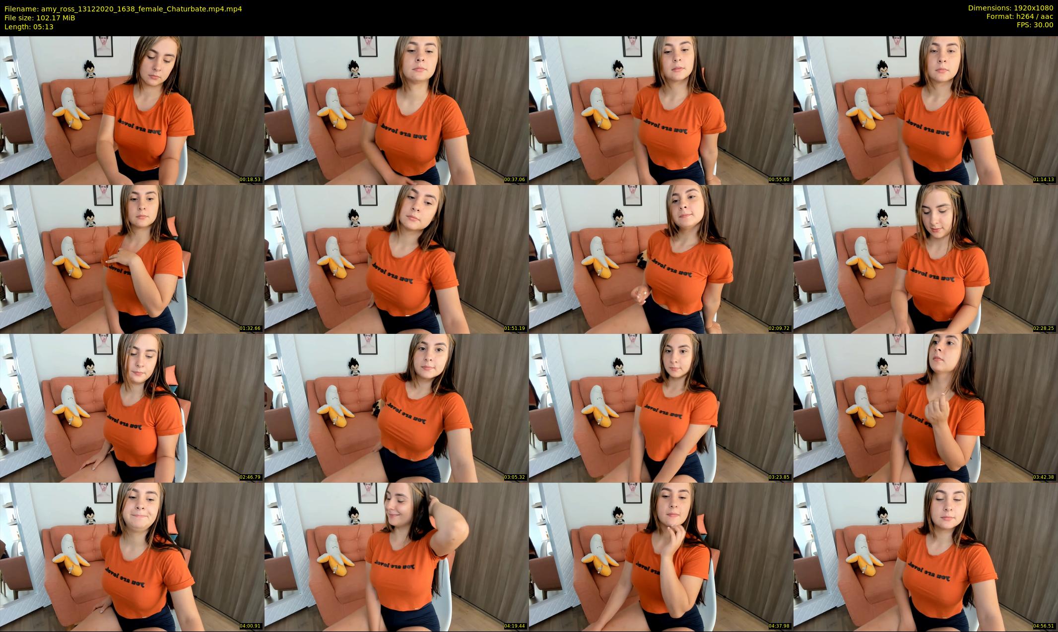 amy_ross — 6 minute Chaturbate female cam show recording, 1080p, Dec 13, 2020