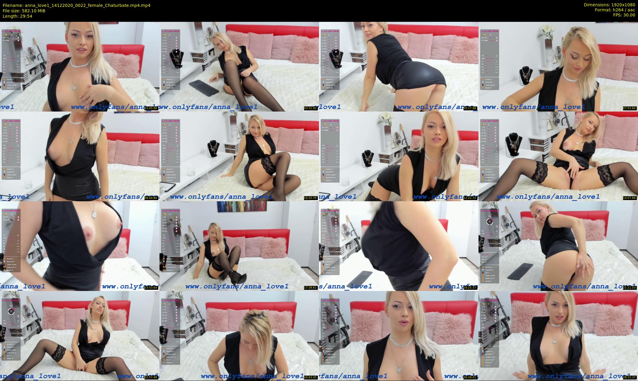anna_love1 — 30 minute Chaturbate female cam show recording, 1080p, Dec 14, 2020