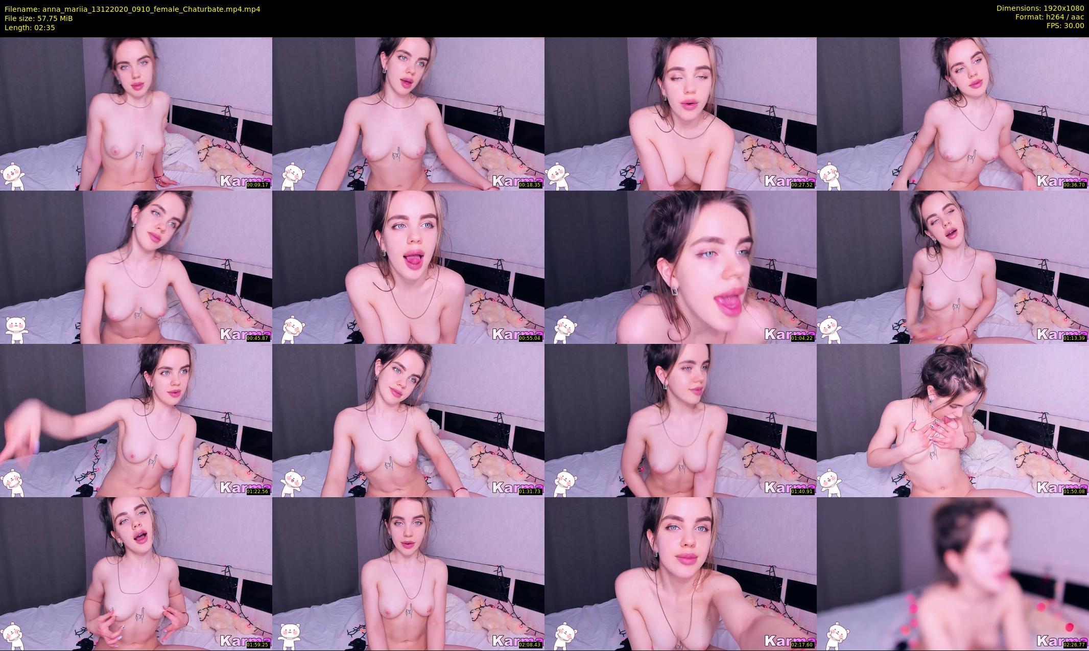 anna_mariia — 3 minute Chaturbate couple cam show recording, 1080p, Dec 13, 2020