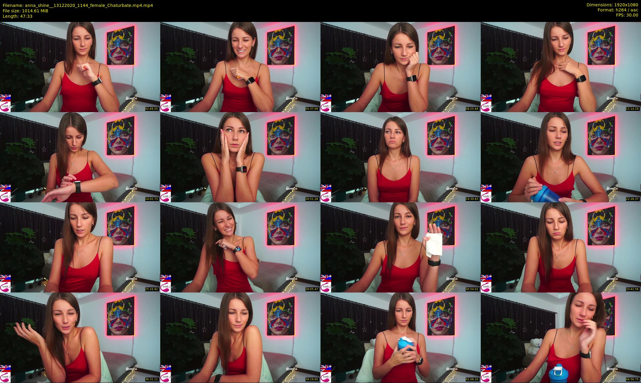 anna_shine_ — 48 minute Chaturbate female cam show recording, 1080p, Dec 13, 2020