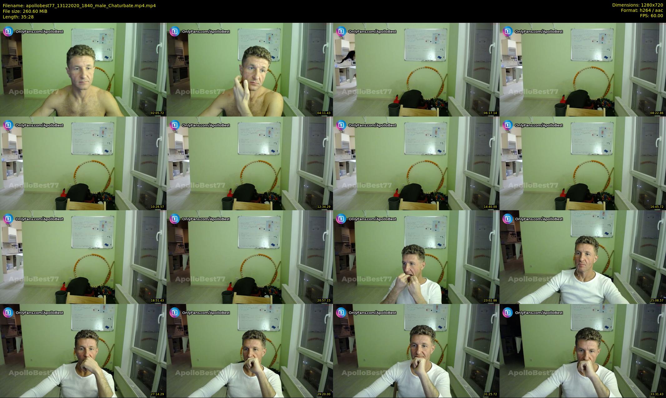 apollobest77 — 36 minute Chaturbate male cam show recording, 720p, Dec 13, 2020