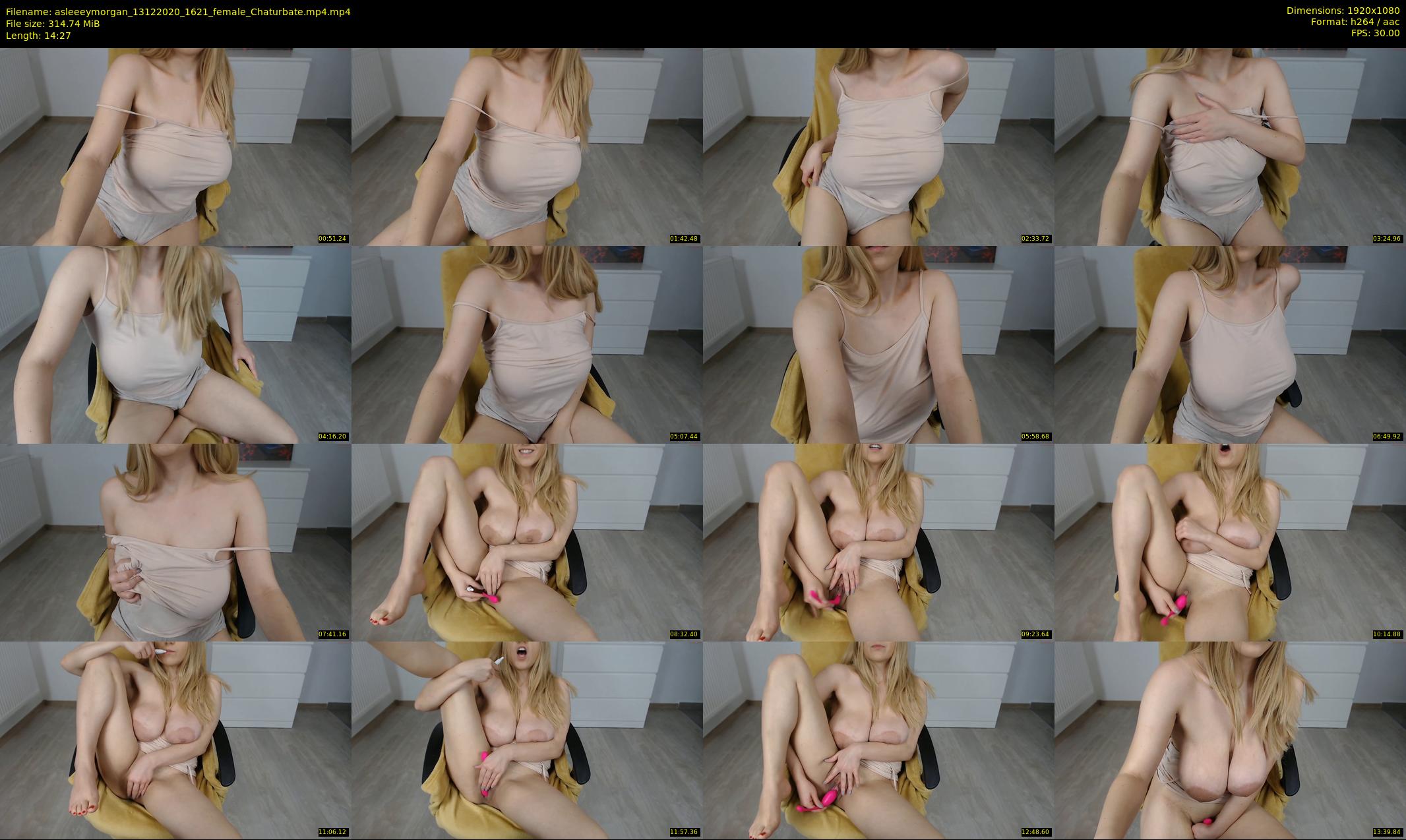 asleeeymorgan — 15 minute Chaturbate female cam show recording, 1080p, Dec 13, 2020