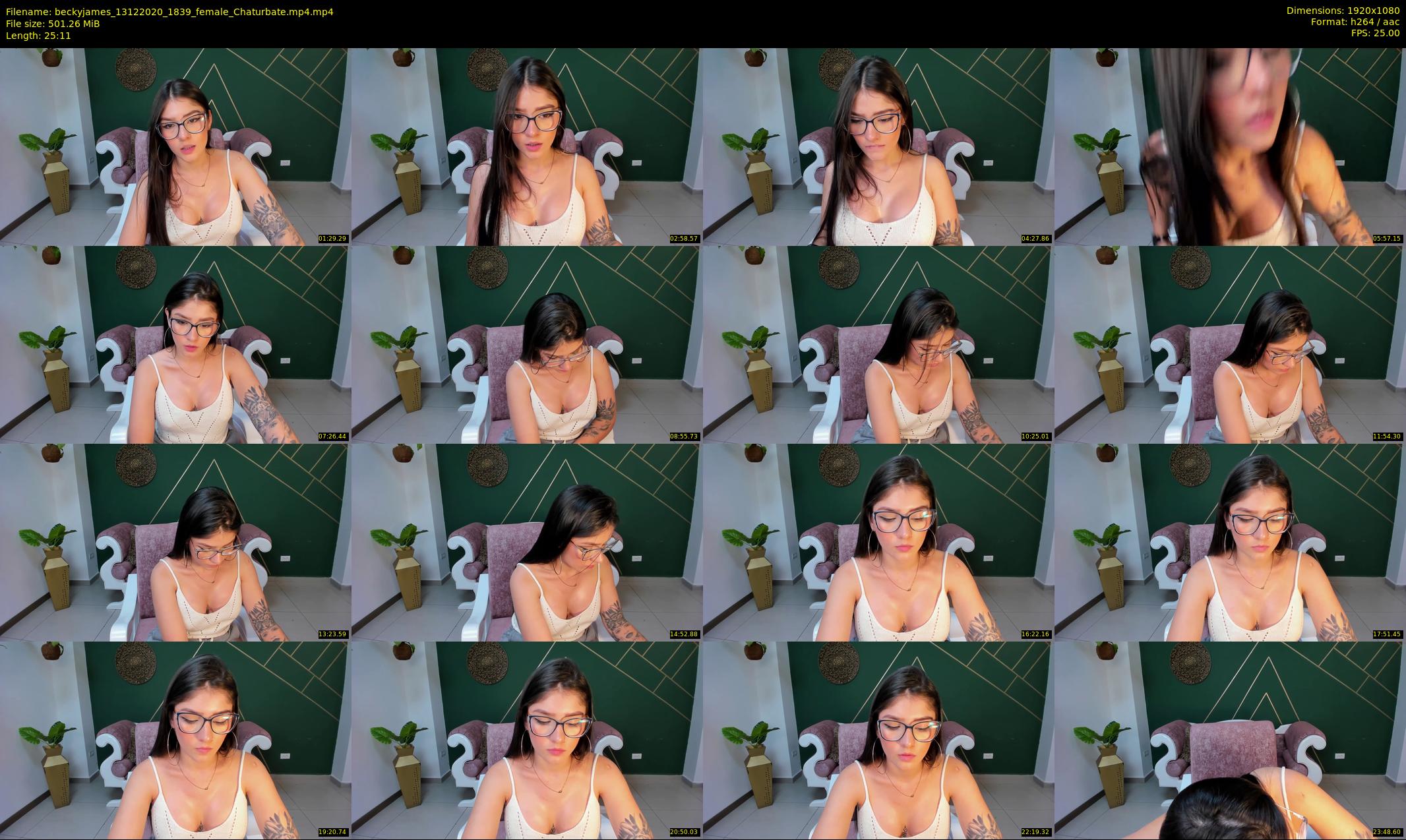 beckyjames — 26 minute Chaturbate female cam show recording, 1080p, Dec 13, 2020