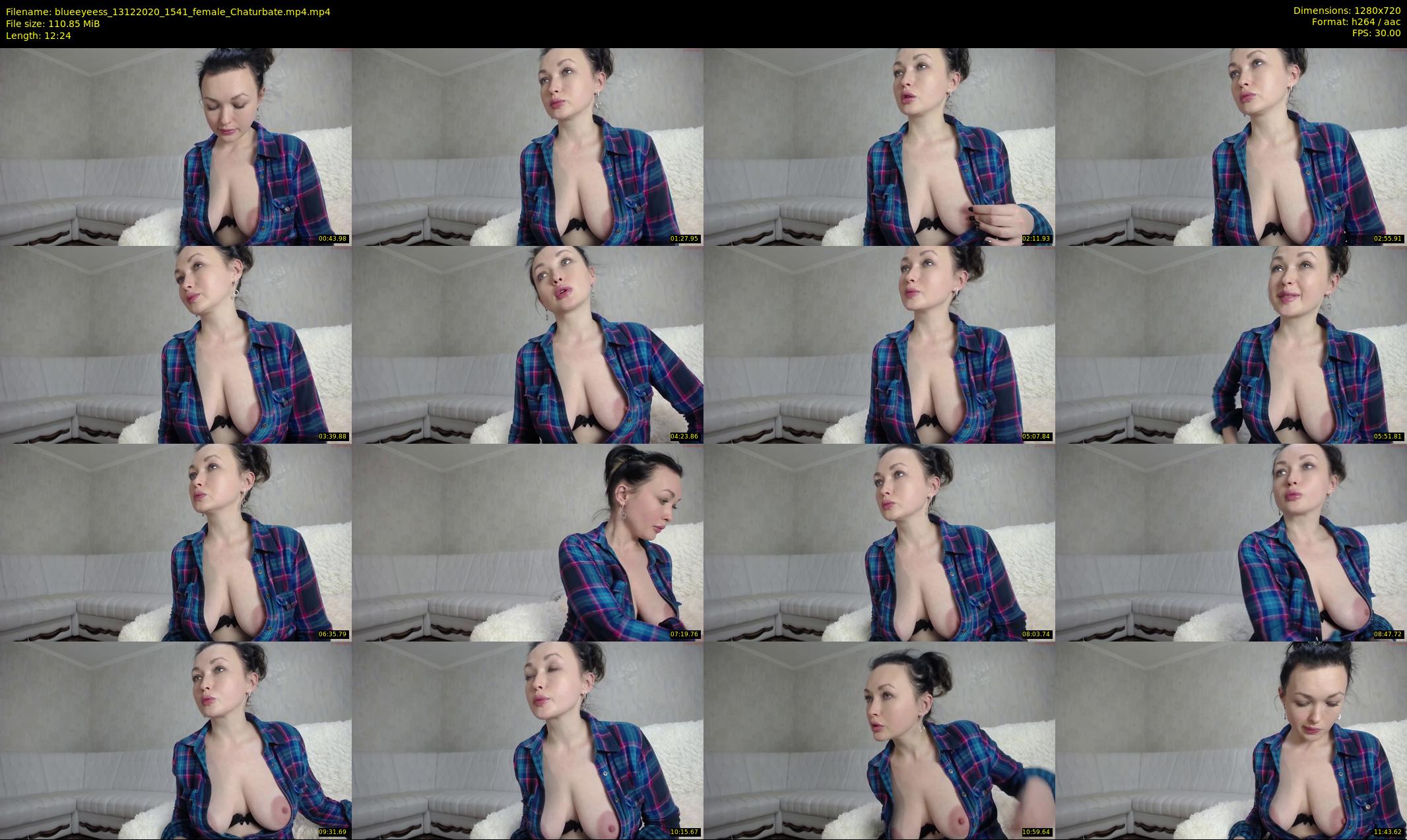 blueeyeess — 13 minute Chaturbate female cam show recording, 720p, Dec 13, 2020
