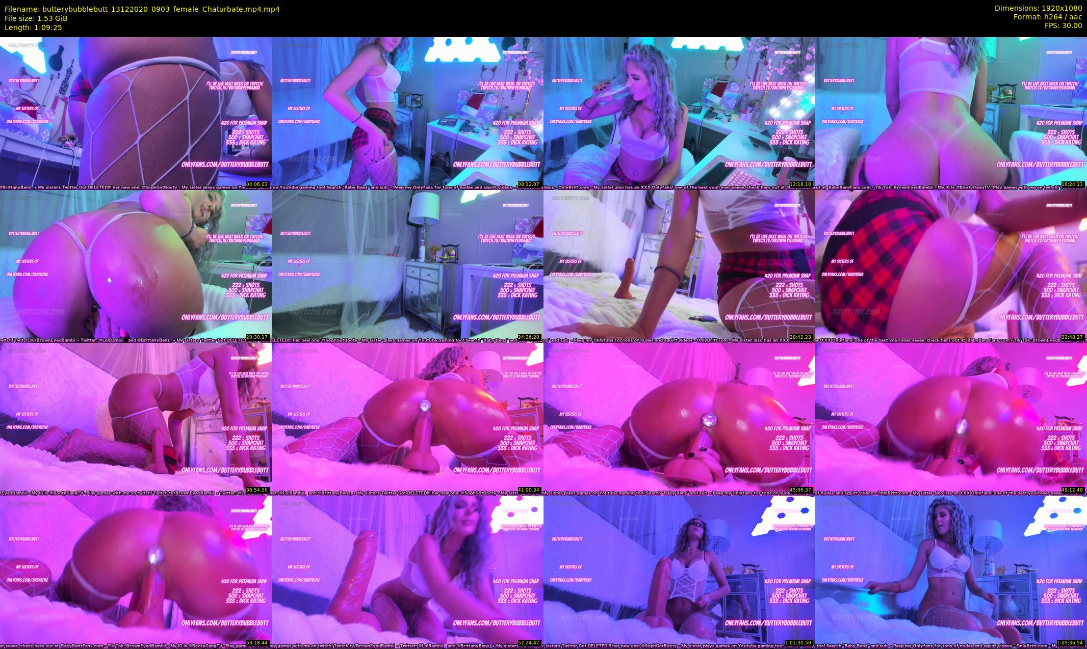 butterybubblebutt — 70 minute Chaturbate couple cam show recording, 1080p, Dec 13, 2020