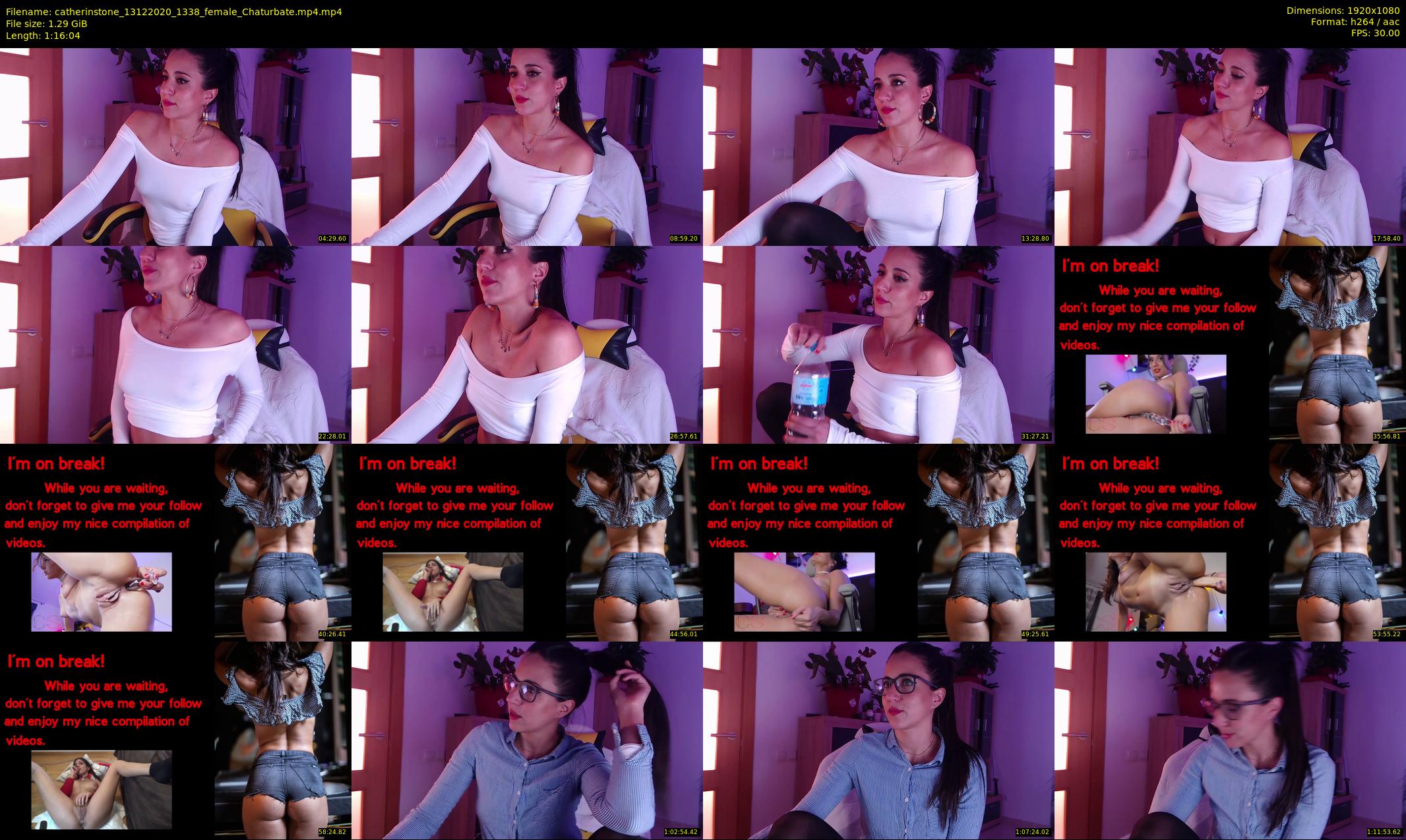 catherinstone — 77 minute Chaturbate female cam show recording, 1080p, Dec 13, 2020