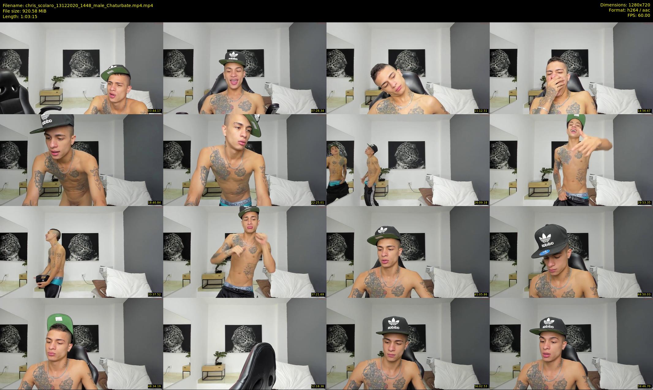 chris_scolaro — 64 minute Chaturbate male cam show recording, 720p, Dec 13, 2020