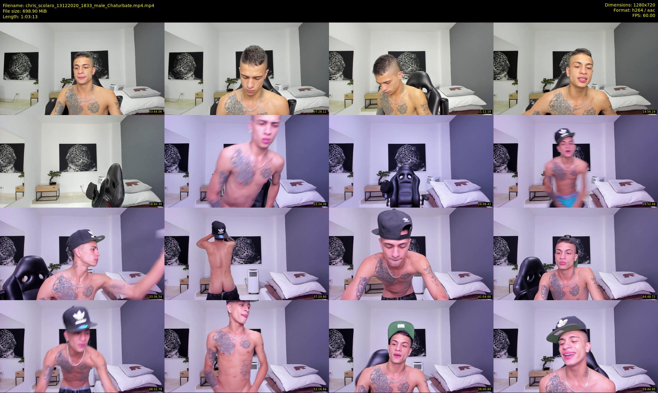chris_scolaro — 64 minute Chaturbate male cam show recording, 720p, Dec 13, 2020