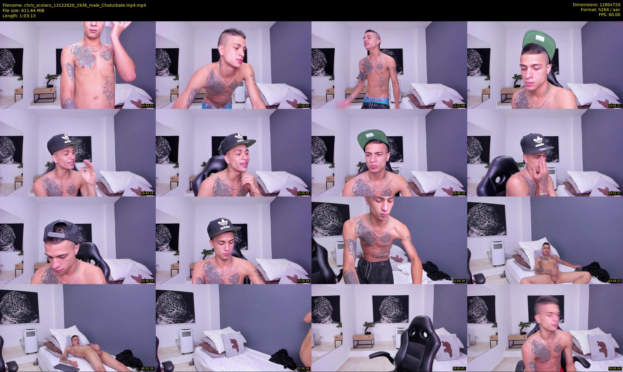 chris_scolaro — 64 minute Chaturbate male cam show recording, 720p, Dec 13, 2020