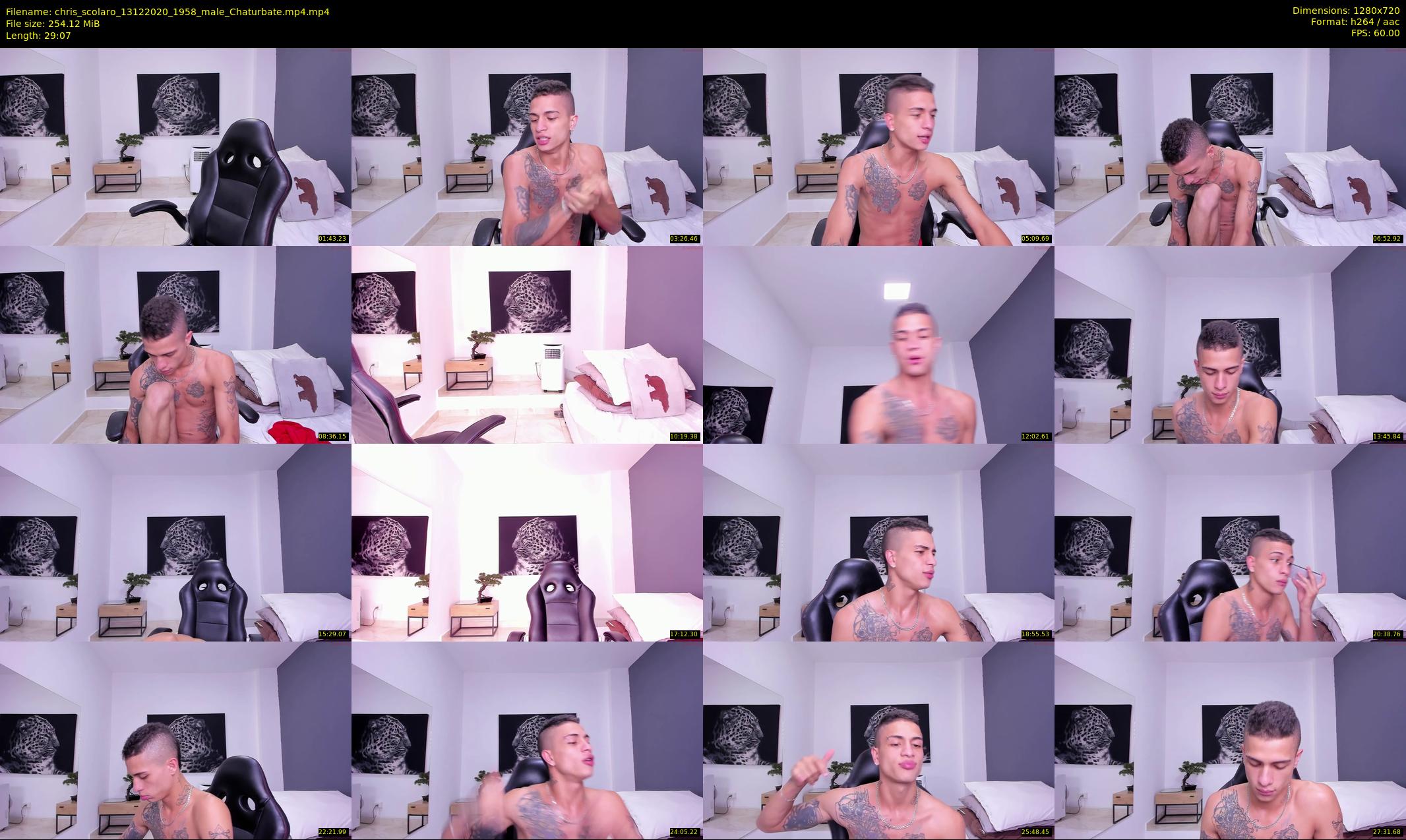 chris_scolaro — 30 minute Chaturbate male cam show recording, 720p, Dec 13, 2020