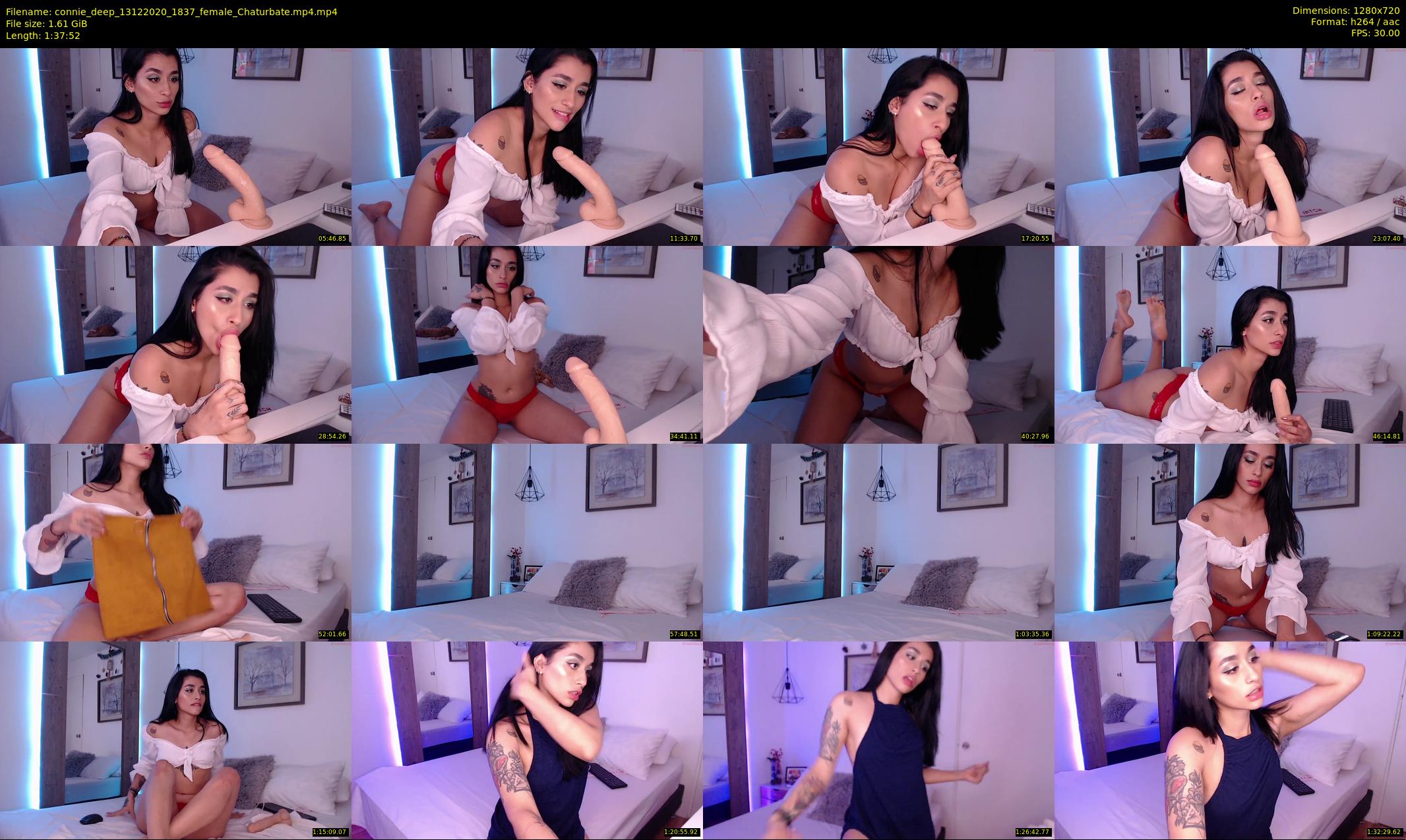 connie_deep — 98 minute Chaturbate female cam show recording, 720p, Dec 13, 2020