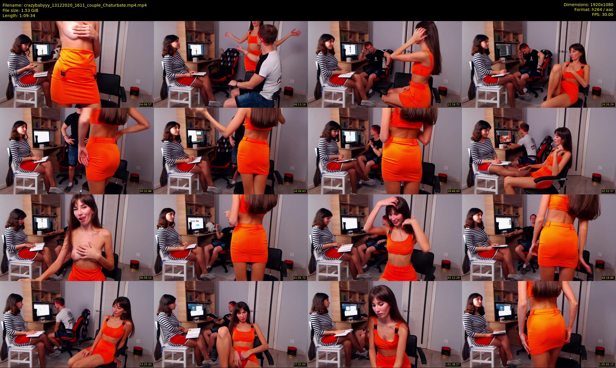 crazybabyyy — 70 minute Chaturbate couple cam show recording, 1080p, Dec 13, 2020
