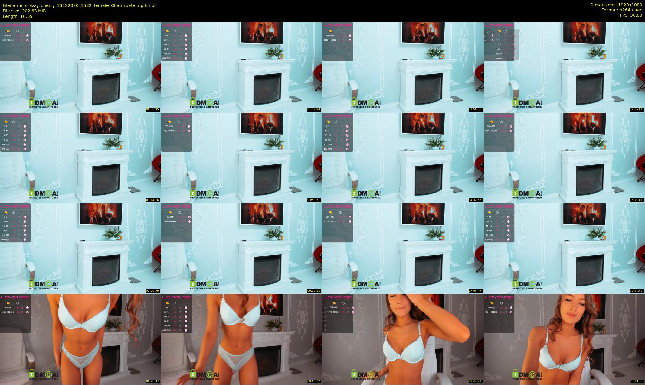 crazzy_cherry — 11 minute Chaturbate female cam show recording, 1080p, Dec 13, 2020