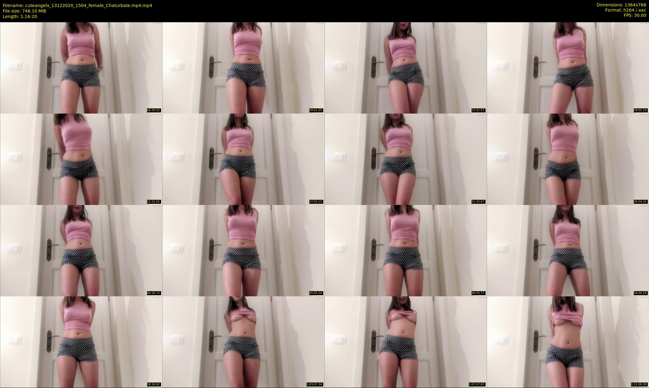 cuteangelx — 77 minute Chaturbate female cam show recording, 720p, Dec 13, 2020