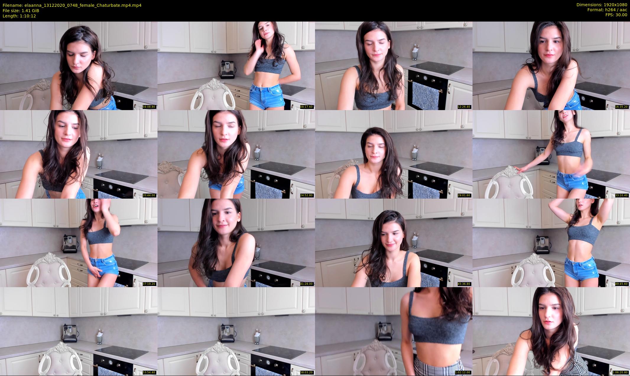 elaanna — 71 minute Chaturbate female cam show recording, 1080p, Dec 13, 2020