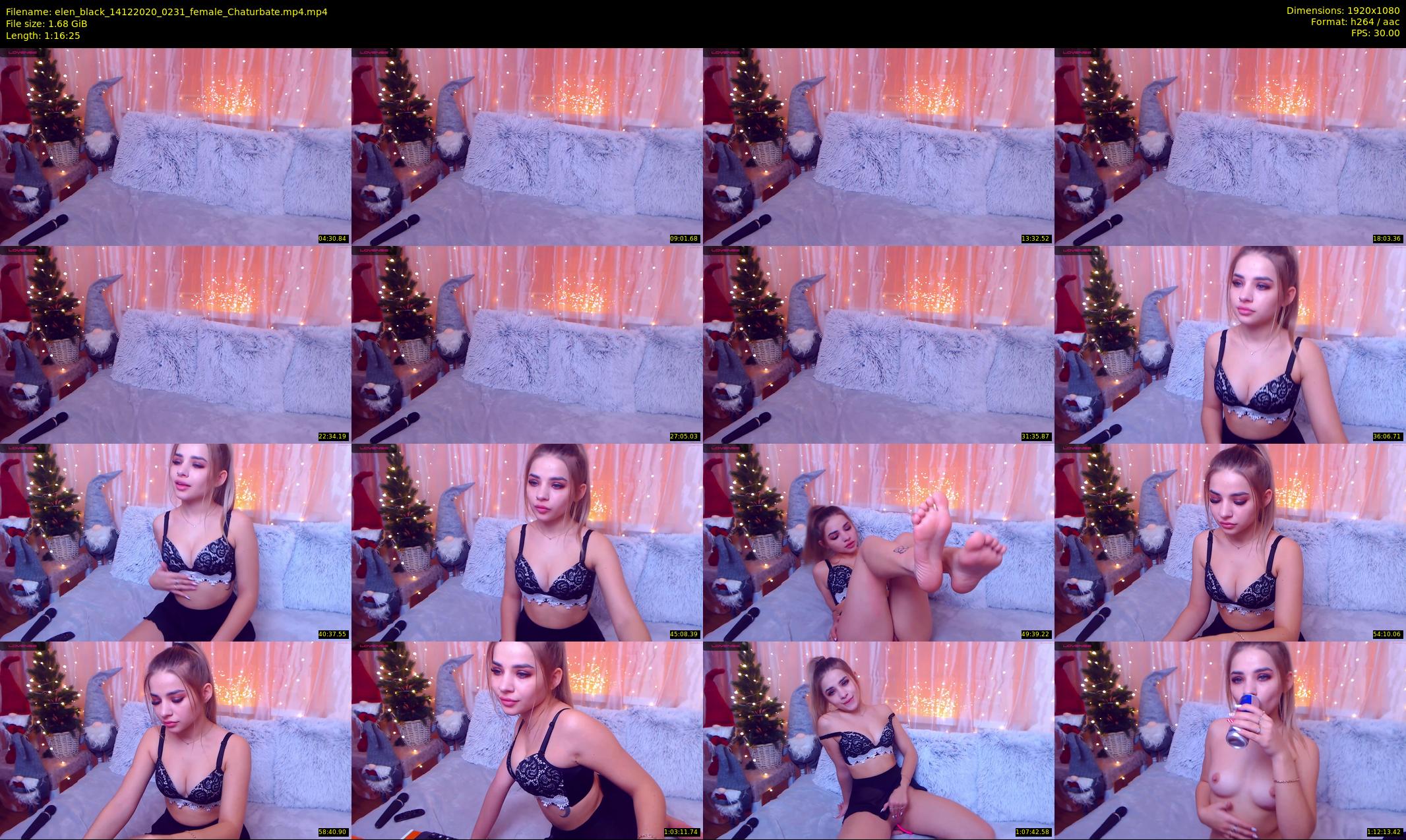 elen_black — 77 minute Chaturbate female cam show recording, 1080p, Dec 14, 2020