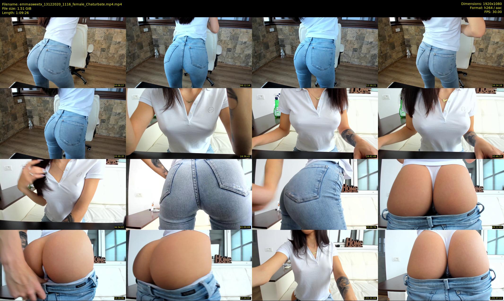 emmasweetx — 70 minute Chaturbate couple cam show recording, 1080p, Dec 13, 2020