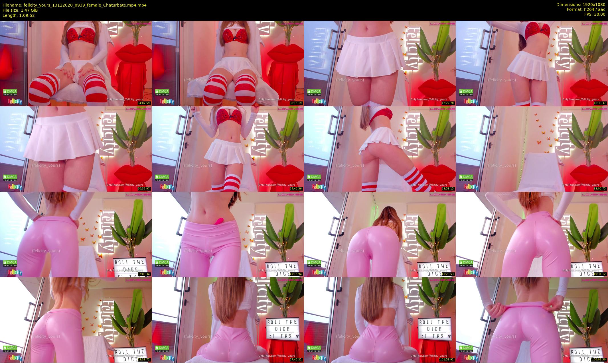 felicity_yours — 70 minute Chaturbate female cam show recording, 1080p, Dec 13, 2020