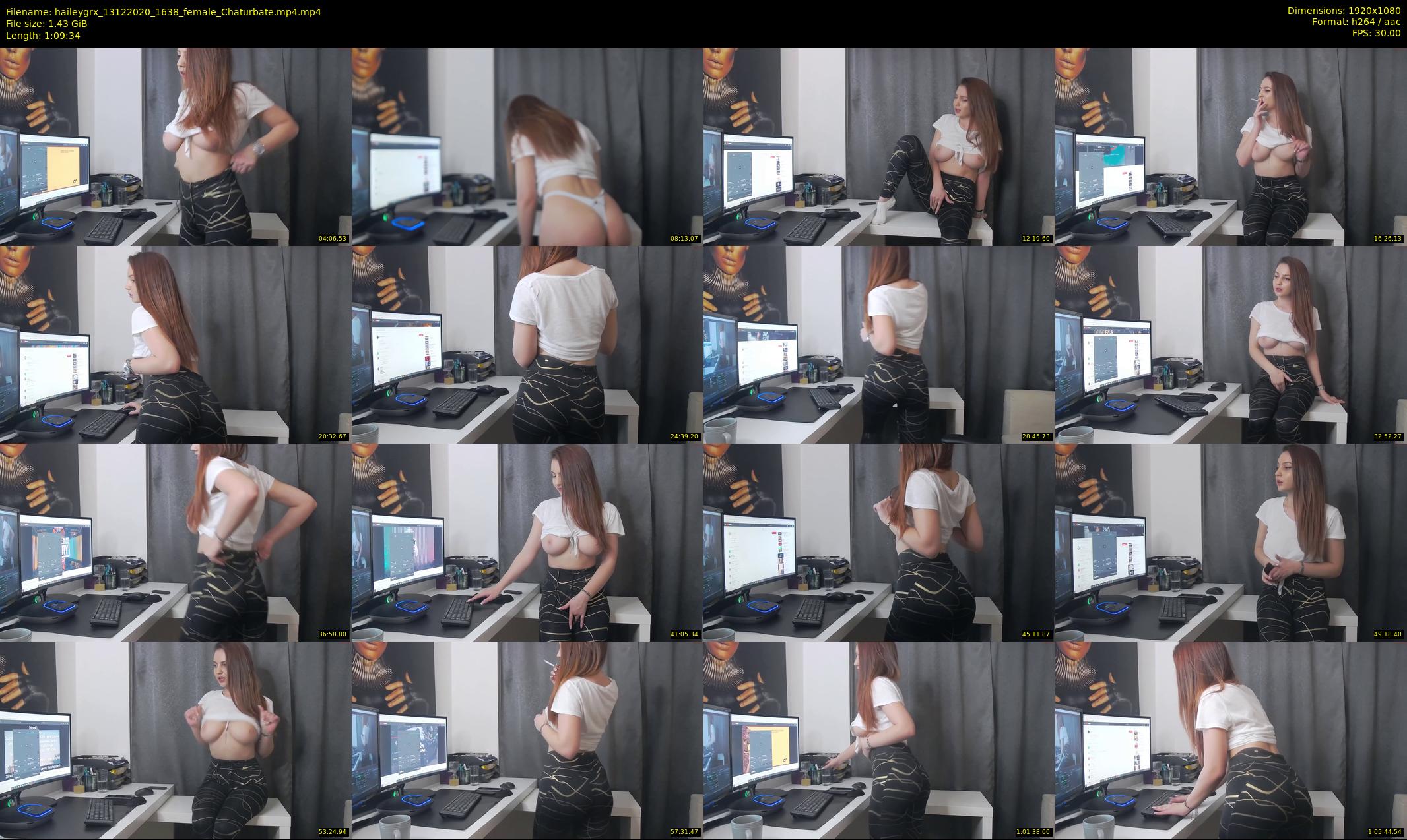 haileygrx — 70 minute Chaturbate female cam show recording, 1080p, Dec 13, 2020