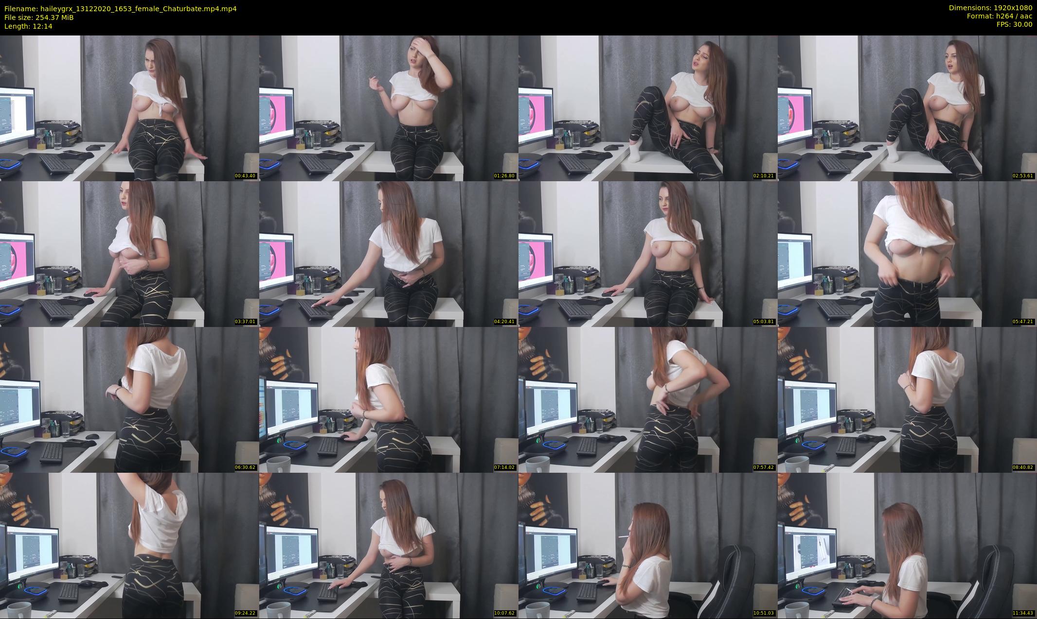 haileygrx — 13 minute Chaturbate female cam show recording, 1080p, Dec 13, 2020